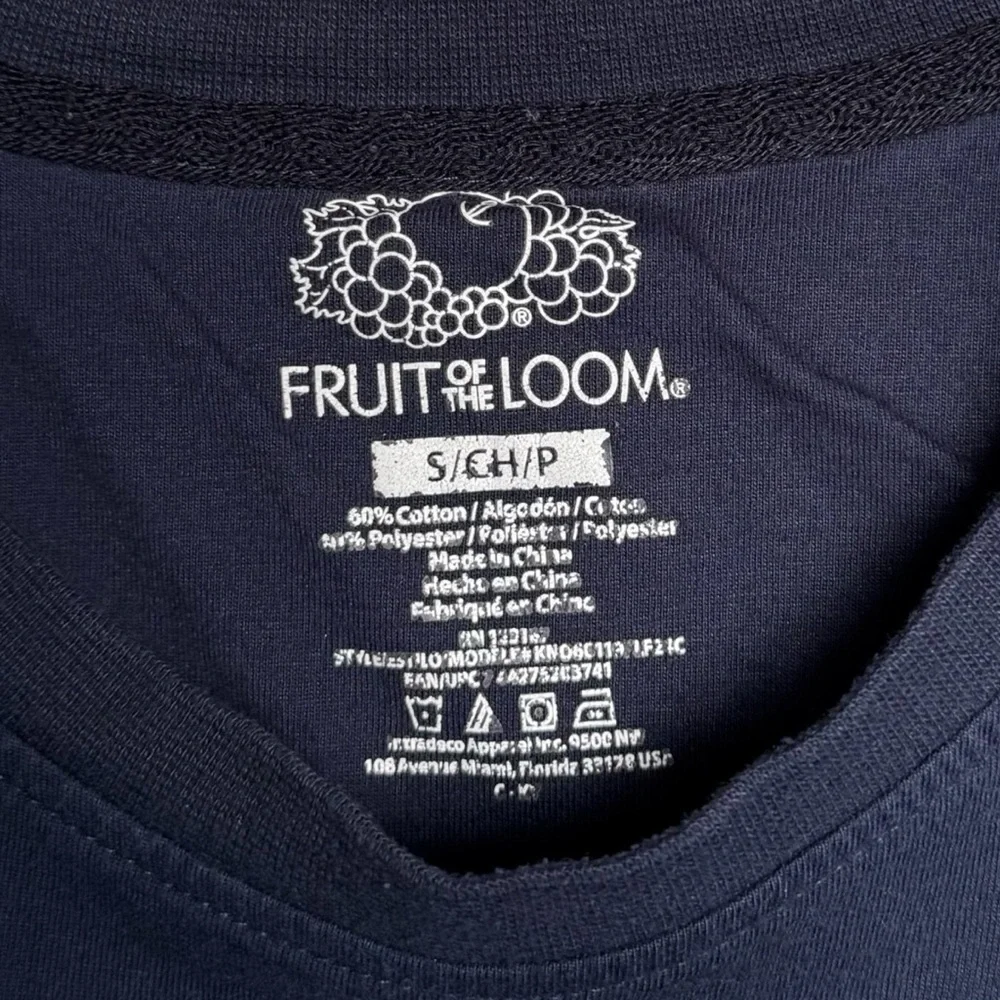 Fruit of The Loom Men's 2 Piece Pajama Set Crewneck Tee Shirt Fleece Pants Small